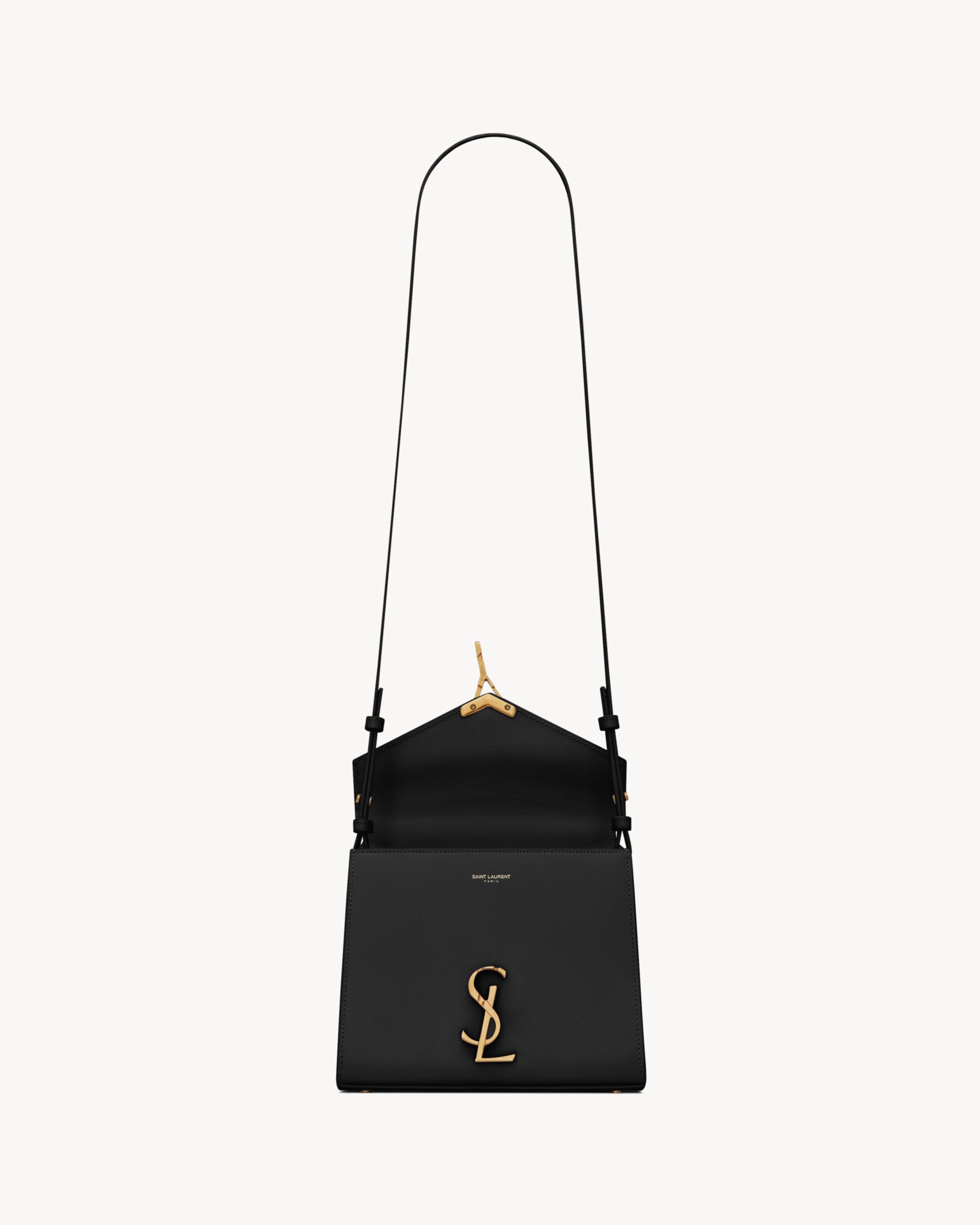 YSL CASSANDRA Mini top handle bag in grain de poudre embossed leather - Image 3